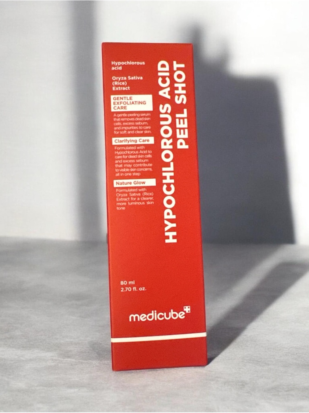 Medicube Hypochlorous Acid Peel Shot - face